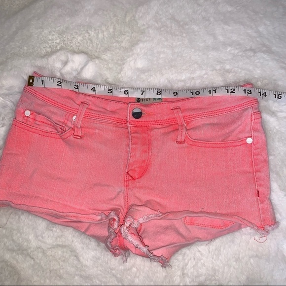 Roxy Denim Shorts Shorts, sz 3/26 - Picture 5 of 8
